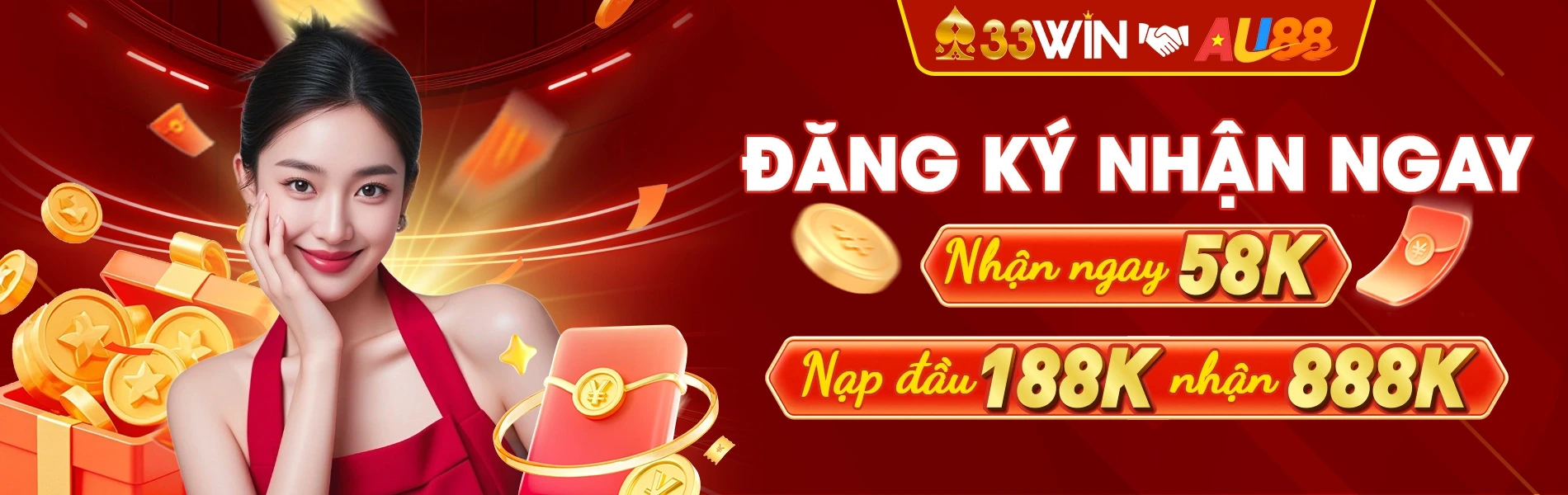 Hình ảnh thương hiệu 33Win và cổng giải trí trực tuyến
